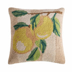 100% Cotton Tufted Loop Lemon Sofa Cushion Cover - Yellow/Natural - DUSK