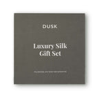 19 Momme Silk Gift Set - Pillowcase, Eyemask and Hair Tie - Champagne - DUSK