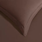 200 Thread Count Plain - Dye Oxford Pillowcase - Chocolate - DUSK