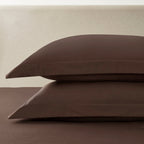 200 Thread Count Plain - Dye Oxford Pillowcase - Chocolate - DUSK