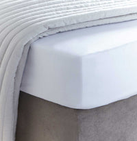 Regent 100% Cotton Fitted Sheet 400 Thread Count - White