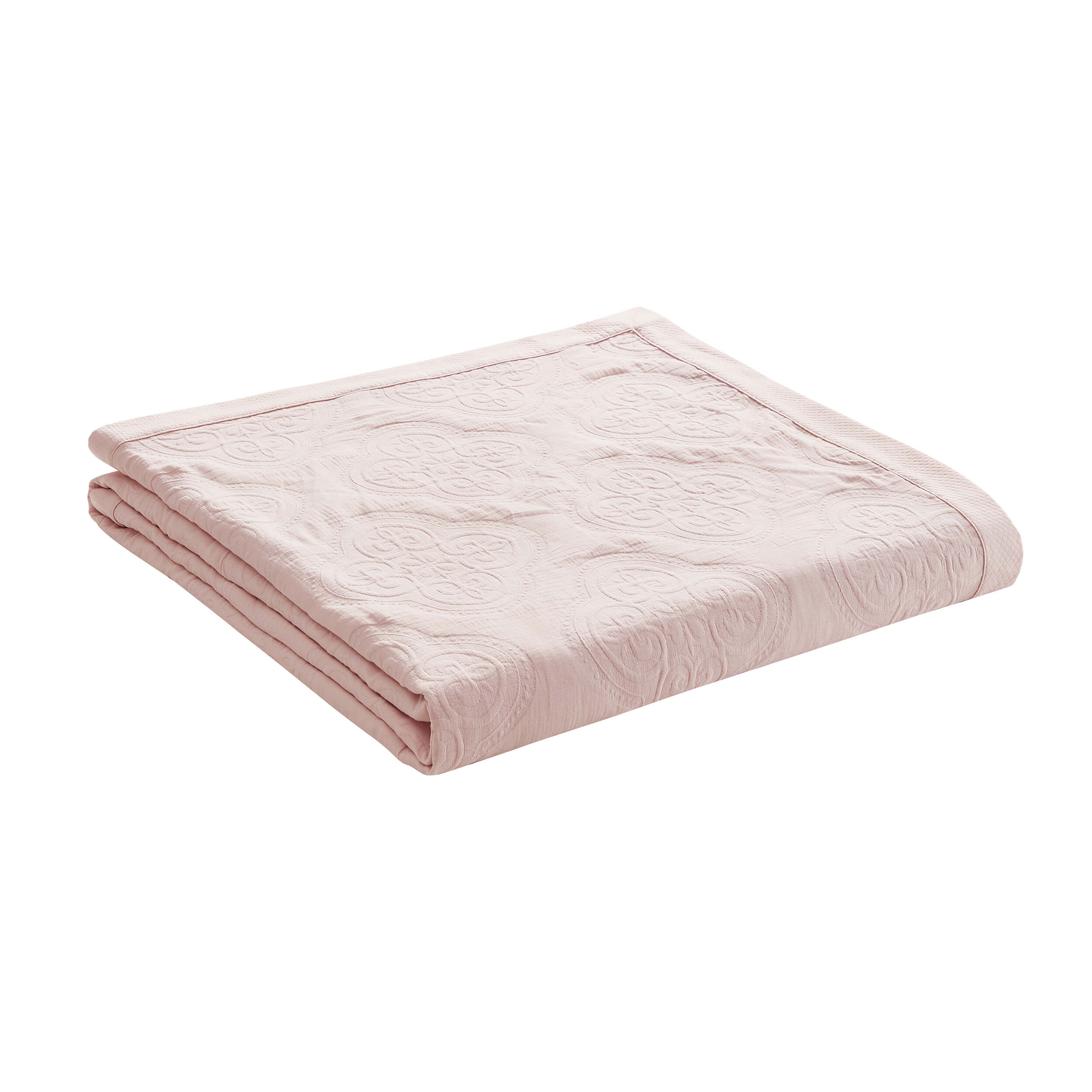 Cannes Matelassé Bedspread - Ballet Slipper