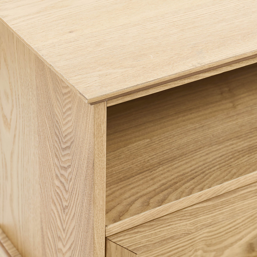 Ruby Corner TV Unit fot TVs up to 55"- Light Wood