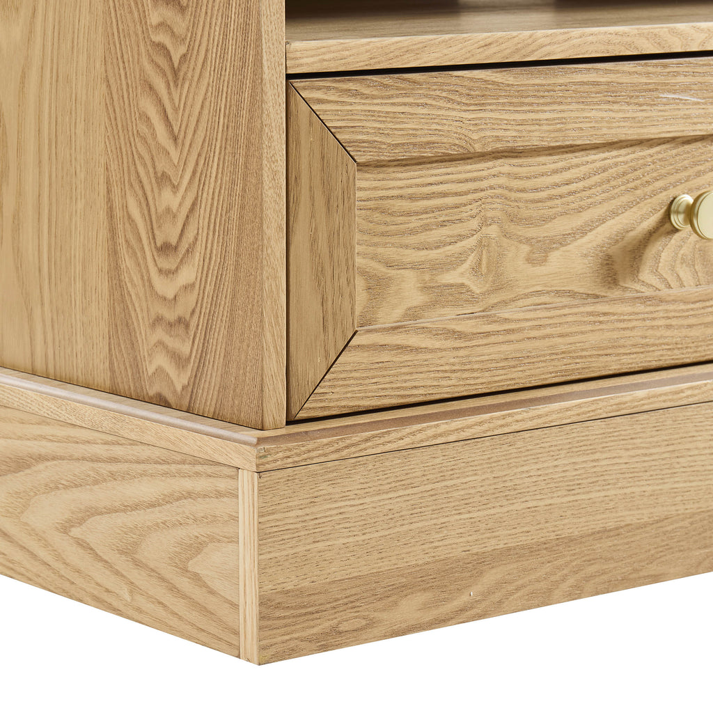 Ruby Corner TV Unit fot TVs up to 55"- Light Wood