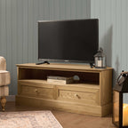 Ruby Corner TV Unit fot TVs up to 55"- Light Wood
