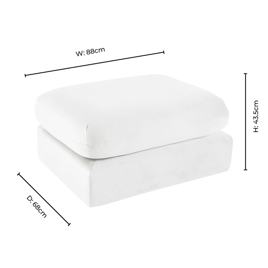 Dublin Pouffe - Popcorn Teddy
