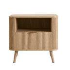 Hattie 1 Drawer Nightstand - Light Wood