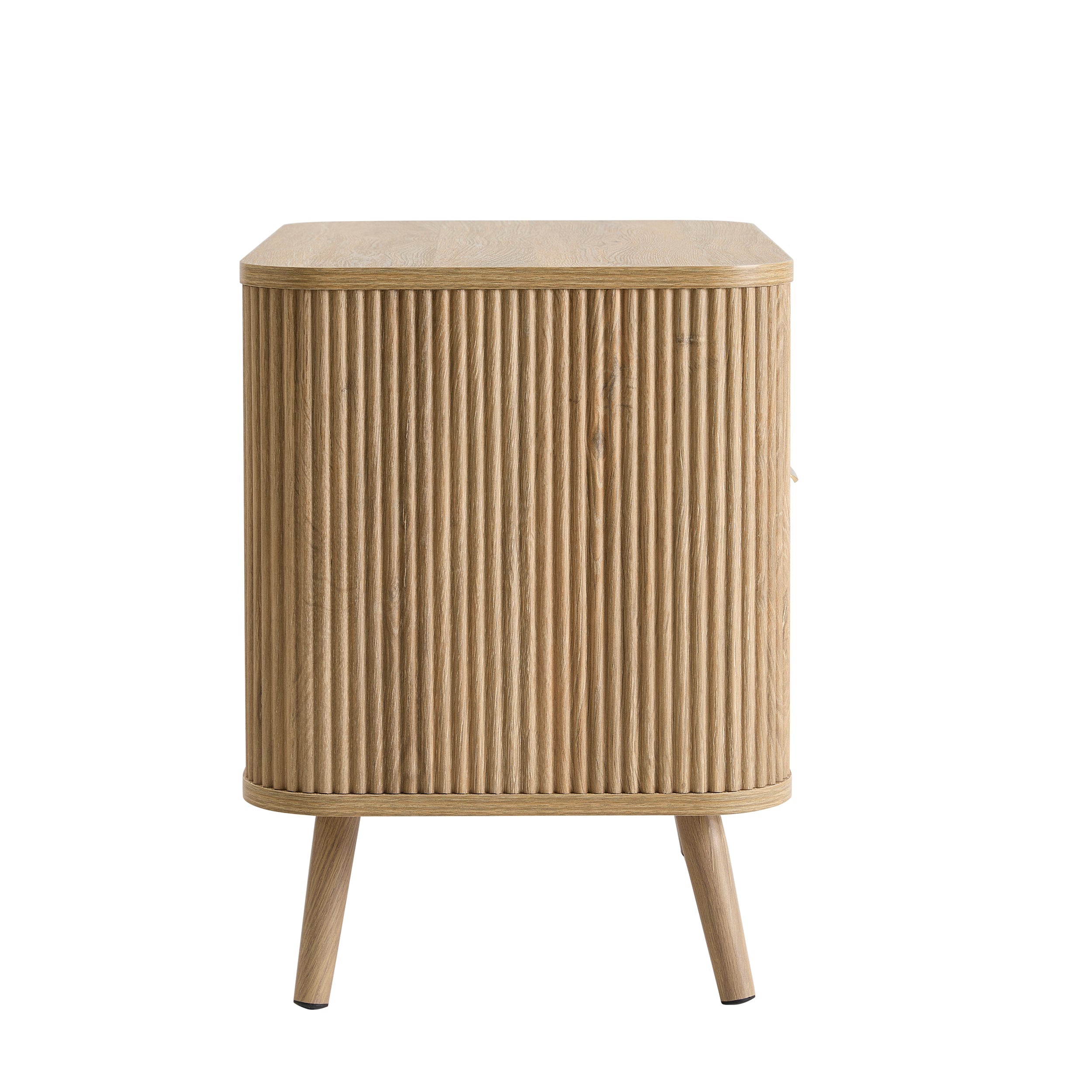 Hattie 1 Drawer Nightstand - Light Wood