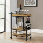 Riley Drinks Cart - Mango Wood