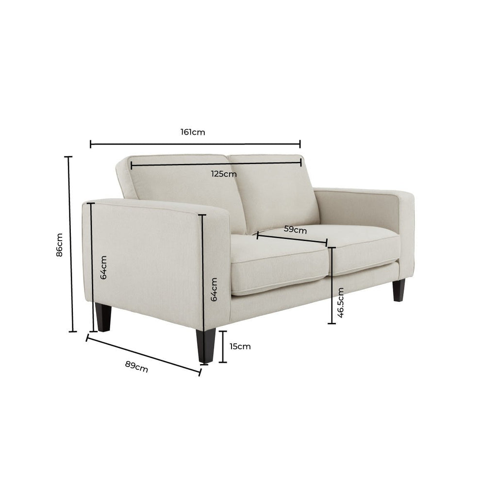 Soho 2 Seater Sofa - Grey