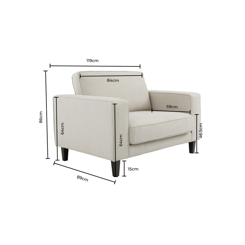 Soho Loveseat - Dark Blue