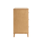 Stockholm Oak 4 Drawer Chest - Light Wood