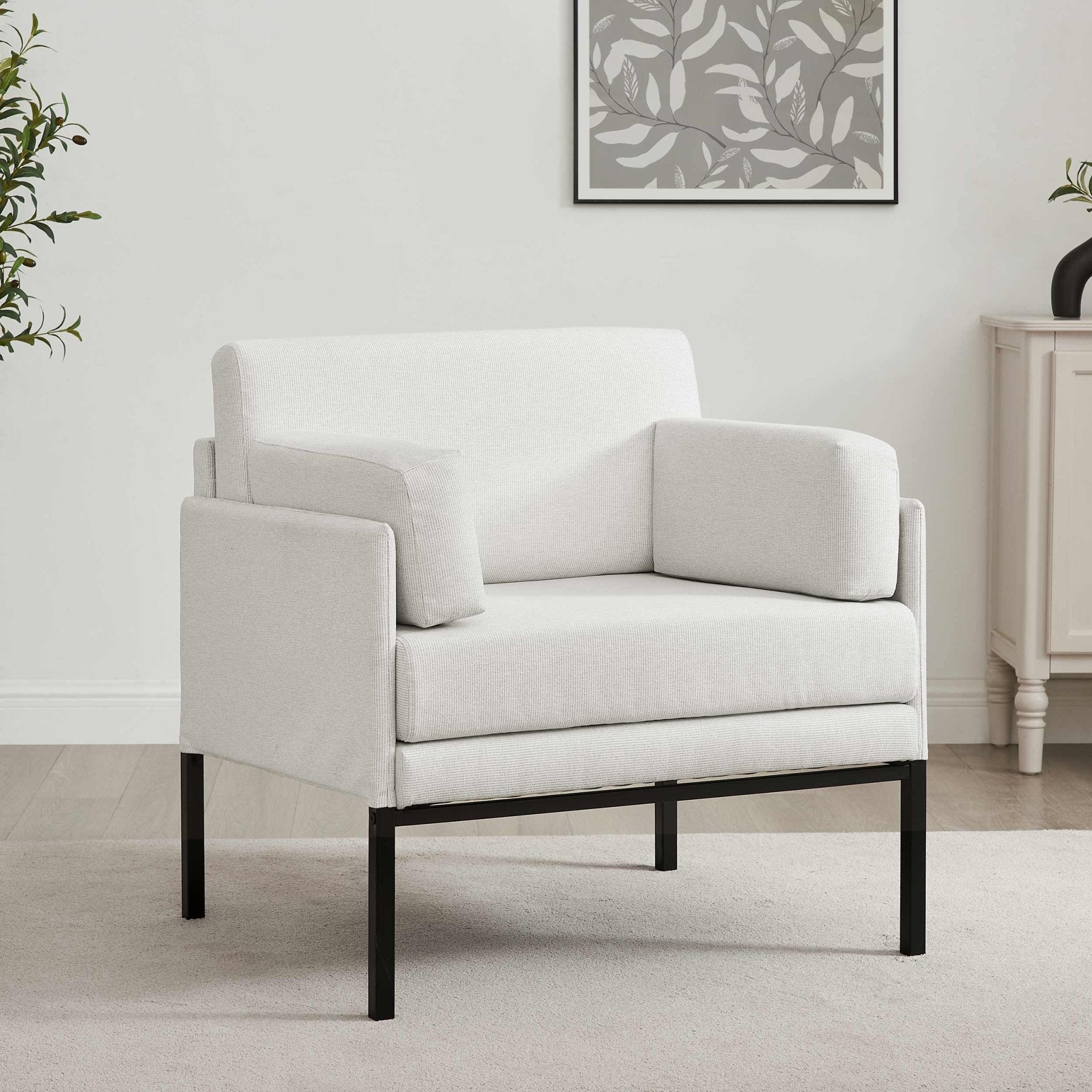 Ada Accent Chair - Natural Stripe - DUSK