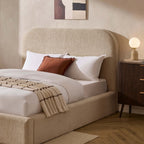Aintree Ottoman Storage Bed - Textured Oatmeal - DUSK