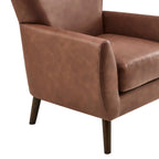 Alia Accent Chair - Faux Leather Tan - DUSK