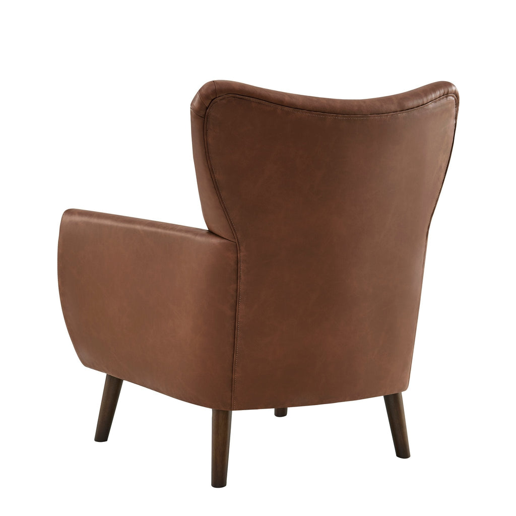 Alia Accent Chair - Faux Leather Tan - DUSK
