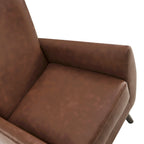 Alia Accent Chair - Faux Leather Tan - DUSK