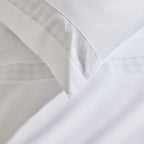 Alma 300 Thread Count Duvet Cover - Sateen - Off White - DUSK