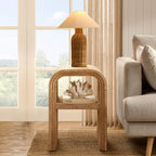 Alora Side Table - Washed Wood - DUSK