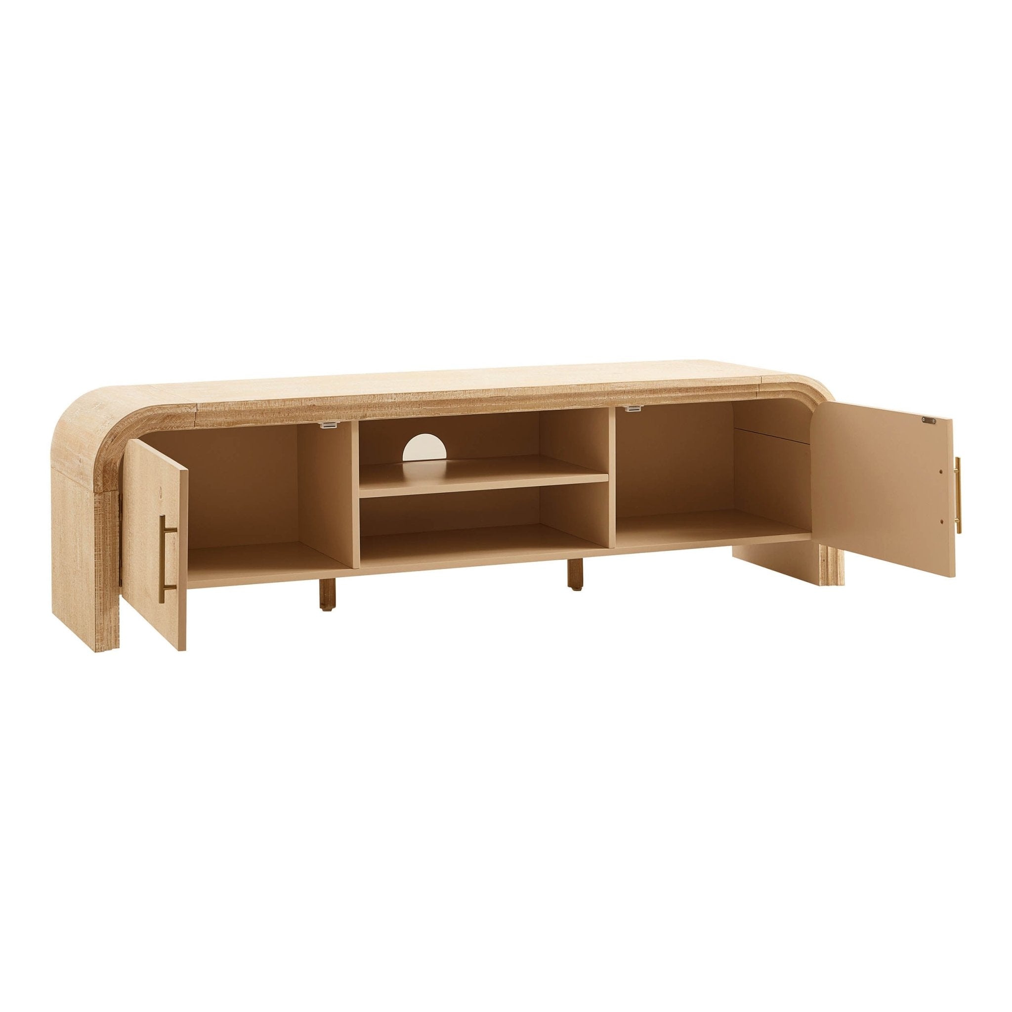 Alora Tv Unit for TVs up to 60" - Washed Wood - DUSK
