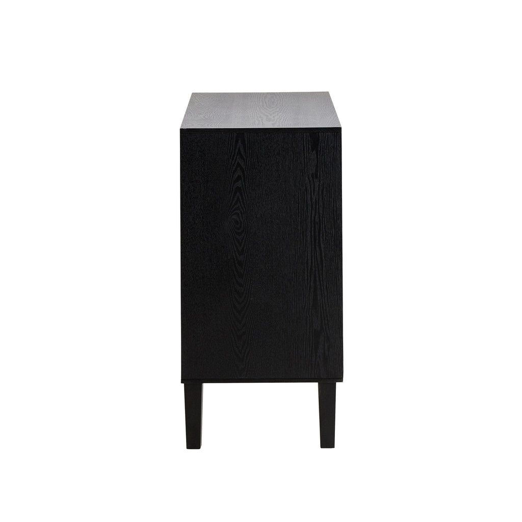 Amaya Ash 2 Door Sideboard - Black - DUSK