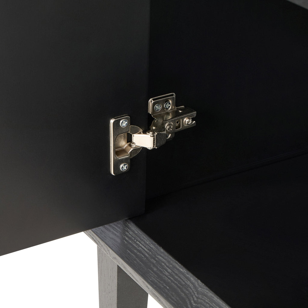 Amaya Ash 2 Door Sideboard - Black - DUSK