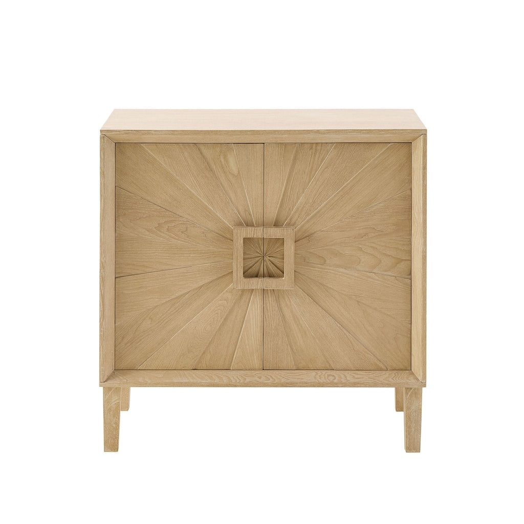 Amaya Ash 2 Door Sideboard - Light Wood - DUSK