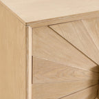 Amaya Ash 2 Door Sideboard - Light Wood - DUSK