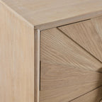 Amaya Ash 4 Door Sideboard - Light Wood - DUSK