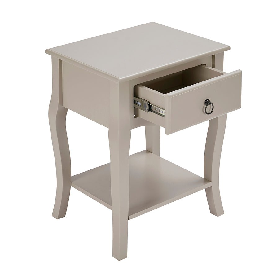 Amelie 1 Drawer Nightstand - Taupe - DUSK