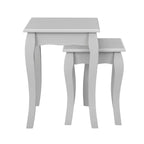 Amelie 3 Piece Living Room Furniture Set - Light Grey - DUSK