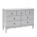 Amelie 7 Drawer Chest - Light Grey - DUSK