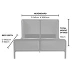 Amsterdam Bed Frame - Bright Orange - DUSK