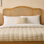Annecy Rattan Bed Frame - Natural - DUSK