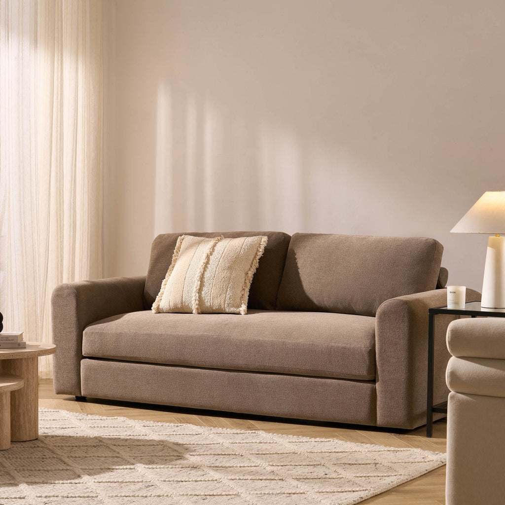 Antalya 3 seater - Chenille Mushroom - DUSK