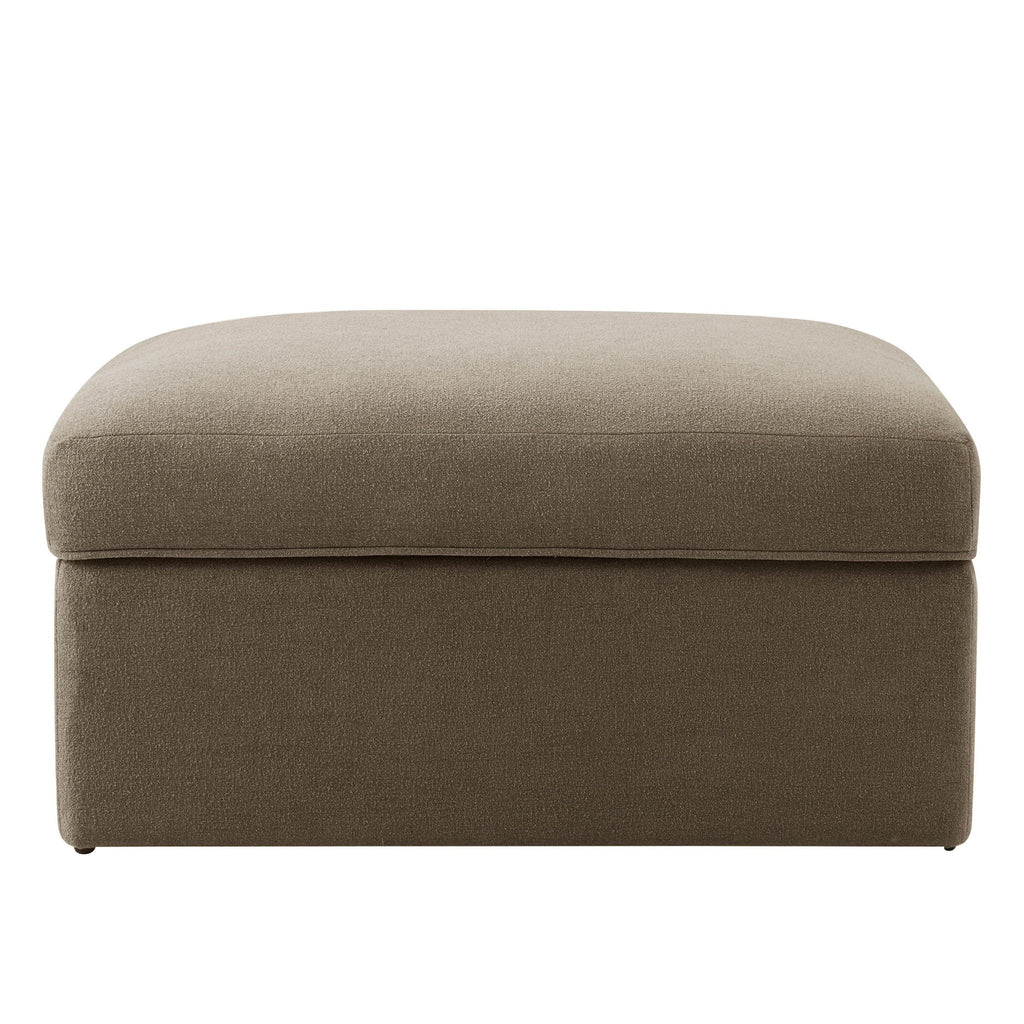 Antalya Storage Ottoman Pouffe - Chenille Mushroom - DUSK