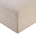 Antalya Storage Ottoman Pouffe - Sand Boucle - DUSK