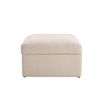 Antalya Storage Ottoman Pouffe - Sand Boucle - DUSK