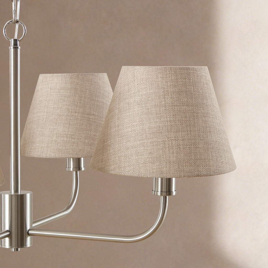 April 4 Light Pendant Chandelier - Grey/ Silver - DUSK