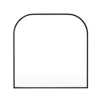 Arched Mantel Mirror - Black - DUSK