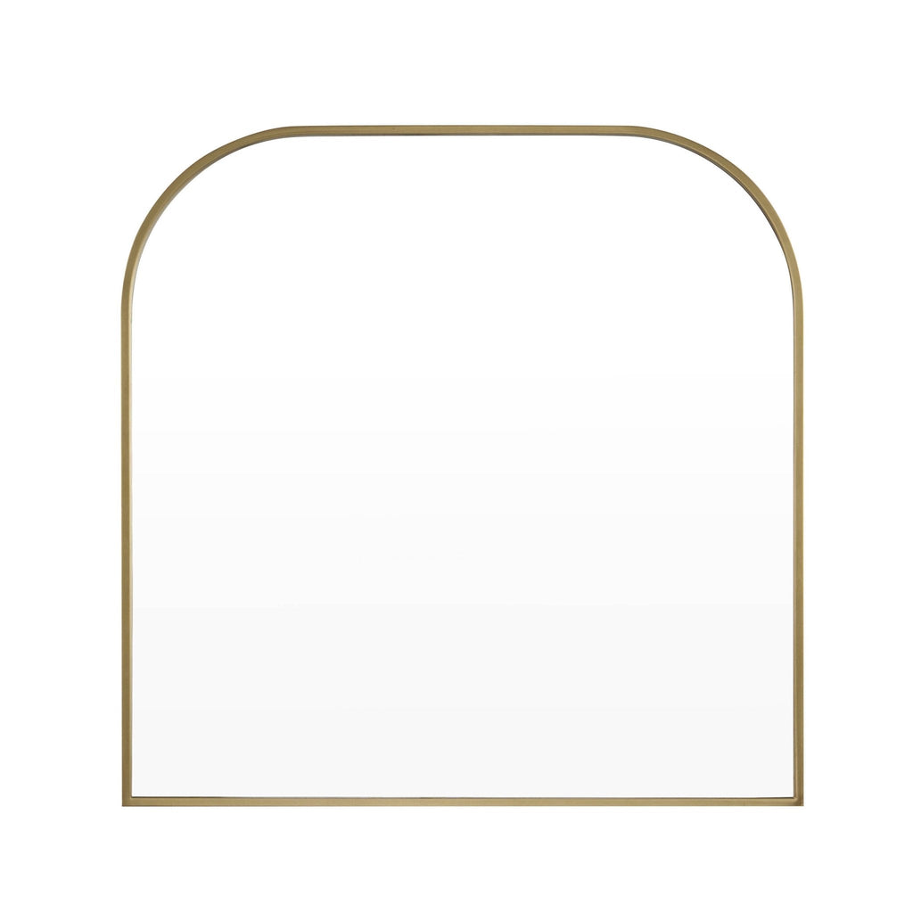 Arched Mantel Mirror - Gold - DUSK