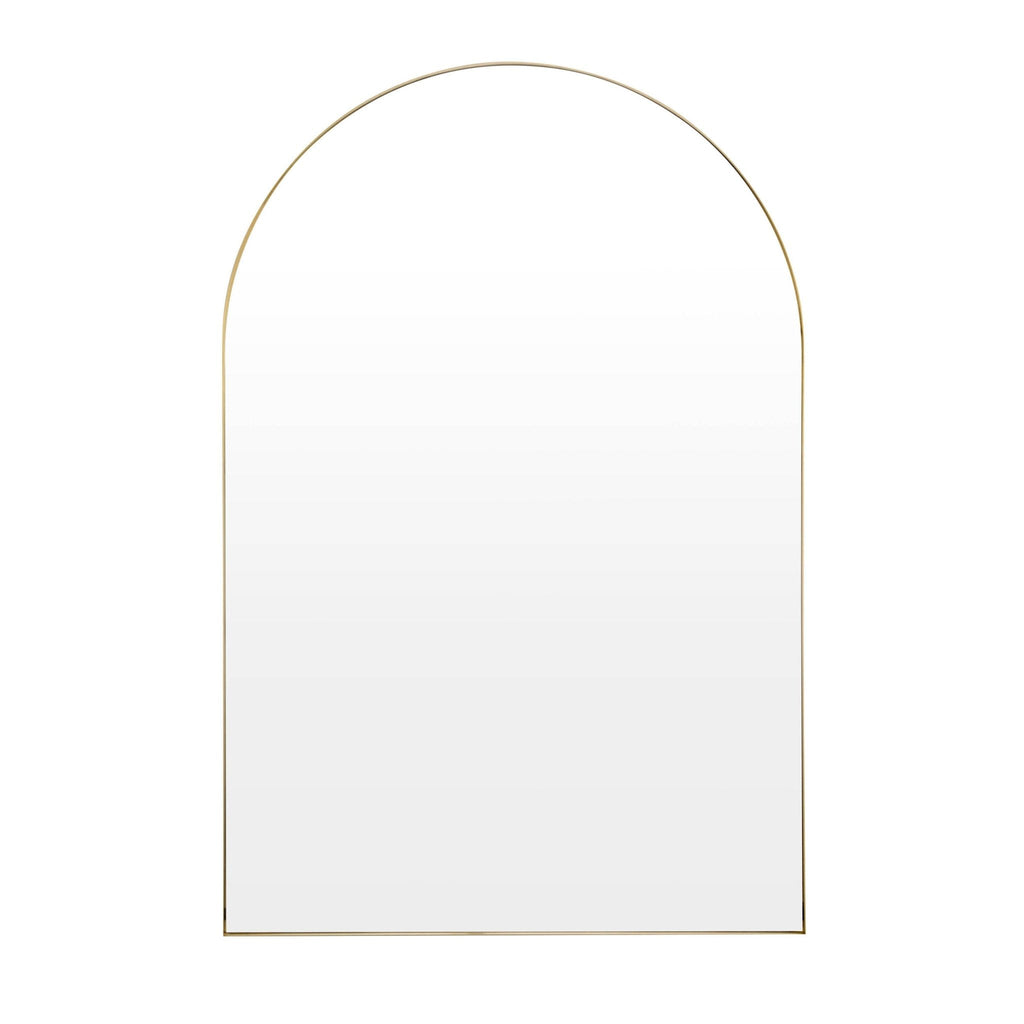 Arched Wall Mirror - Gold - DUSK