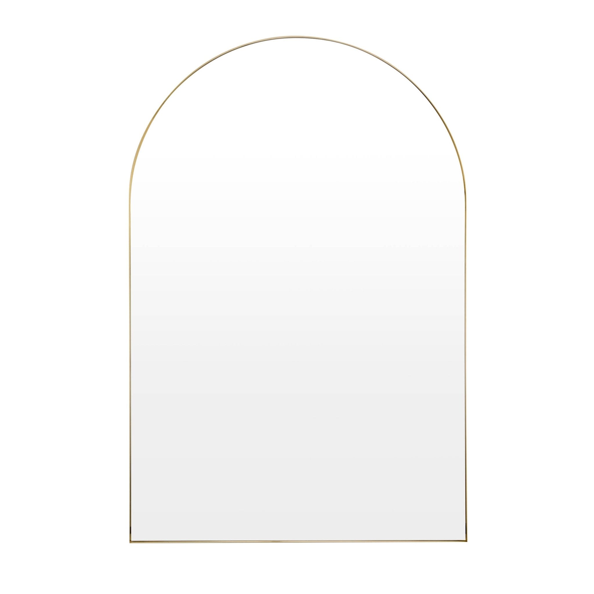 Arched Wall Mirror - Gold - DUSK