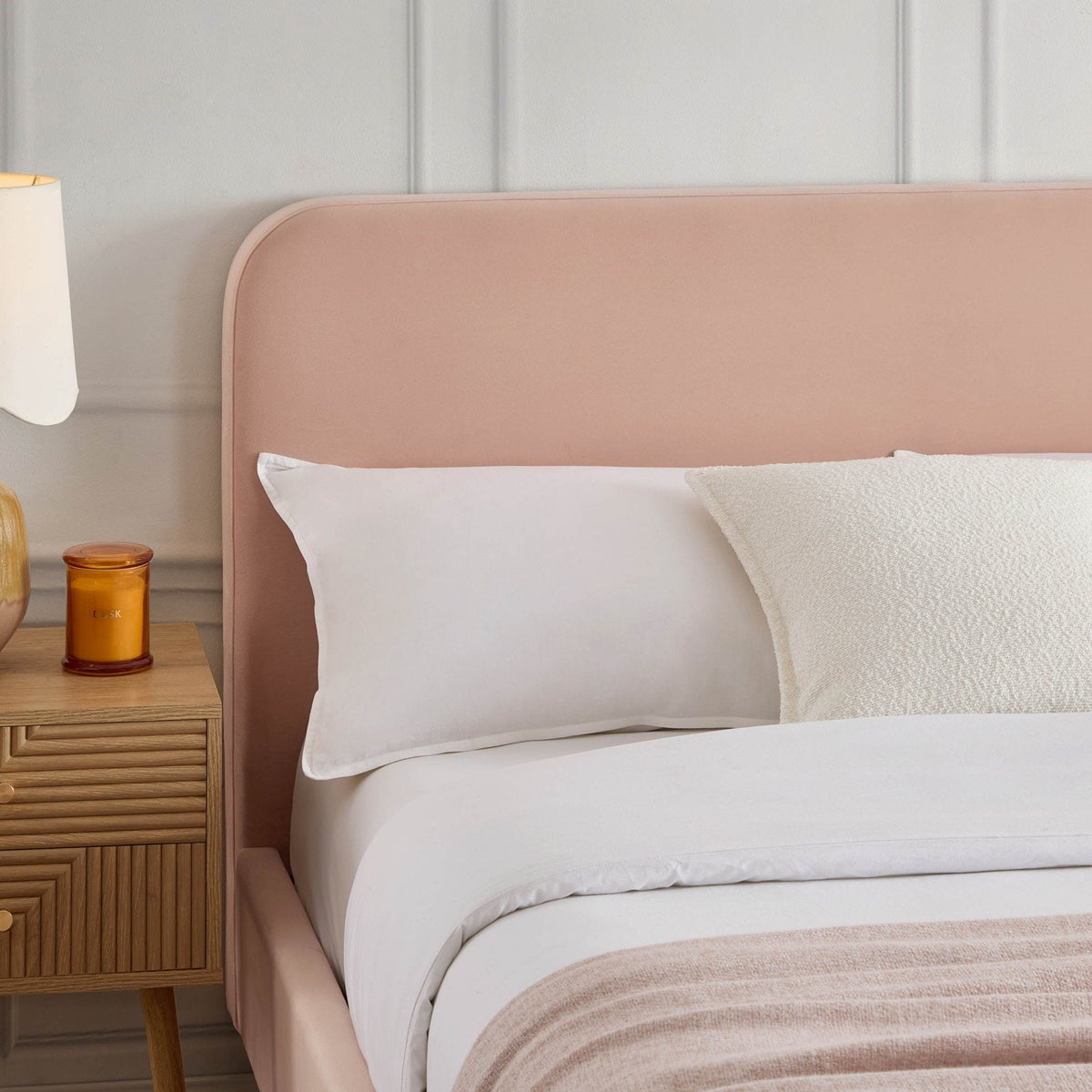 Ascot Bed Frame - Blush - DUSK