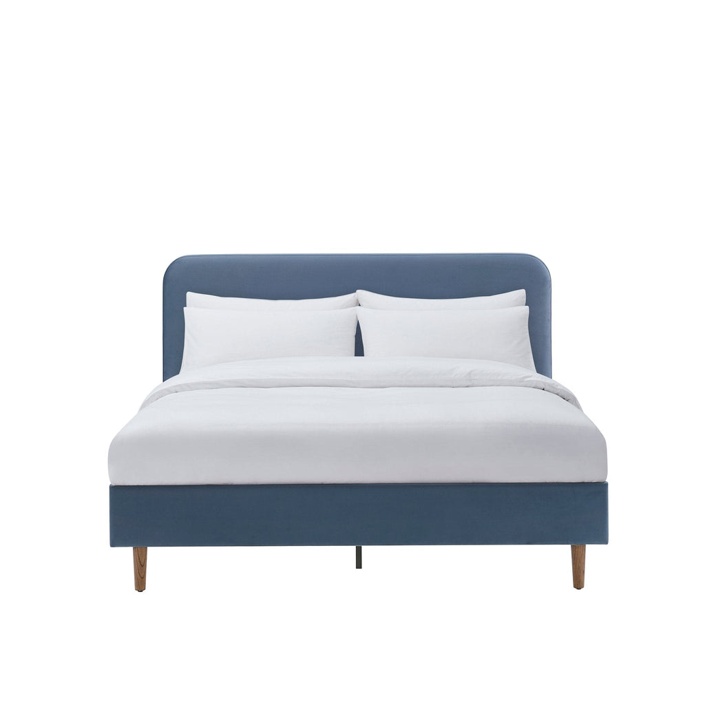 Ascot Bed Frame - Mid Blue - DUSK