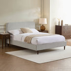 Ascot Bed Frame - Sage Stripe - DUSK