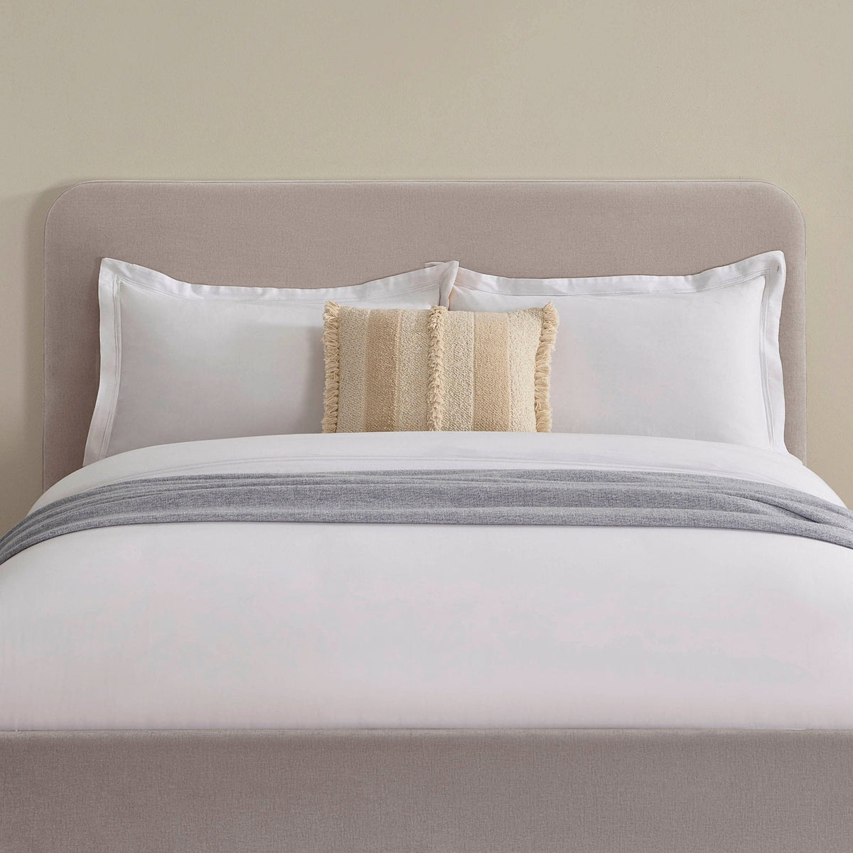 Ascot Ottoman Storage Bed - Chenille Light Grey - DUSK