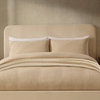 Ascot Ottoman Storage Bed - Cream Linen - DUSK