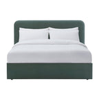 Ascot Ottoman Storage Bed - Green - DUSK