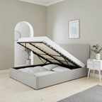 Ascot Ottoman Storage Bed - Grey - DUSK